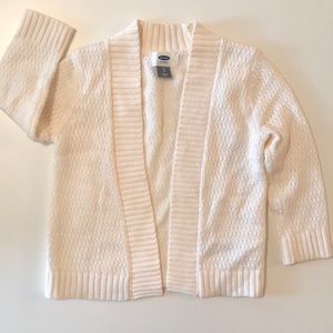 2/$12 3T off white/cream cardigan from old navy